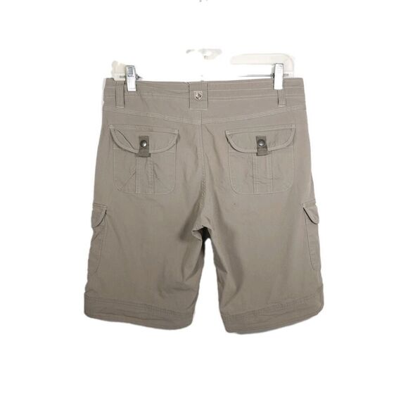 Kuhl Women’s Vintage Patimadye US8 Khaki Stretch Outdoor Hiking Cargo Shorts - Picture 3 of 10